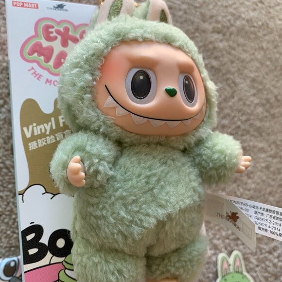Labubu The Monsters Exciting Macaron GreenGrape - Picture 7 of 9